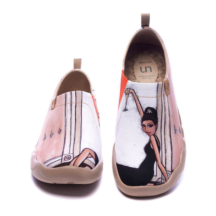 UIN Footwear Women The Little Dress Canvas loafers