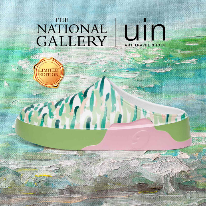 UIN Footwear Women Van Gogh Wheatfield with Cypresses V2 Tenerife Women Canvas loafers